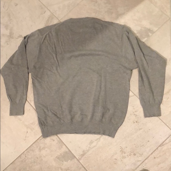 Men’s grey crew neck sweater - Picture 5 of 7